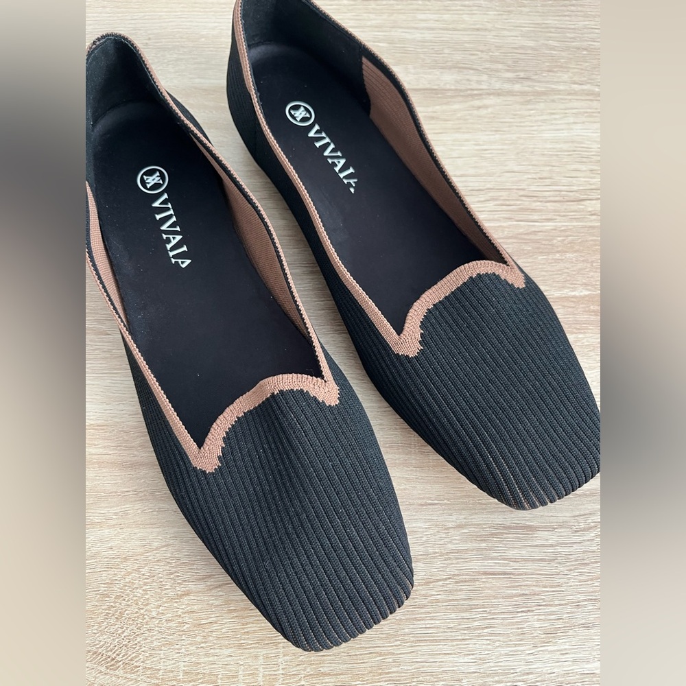 VIVAIA Sylvia Square-toe Loafers Sustainable & Washable - Picture 2 of 16